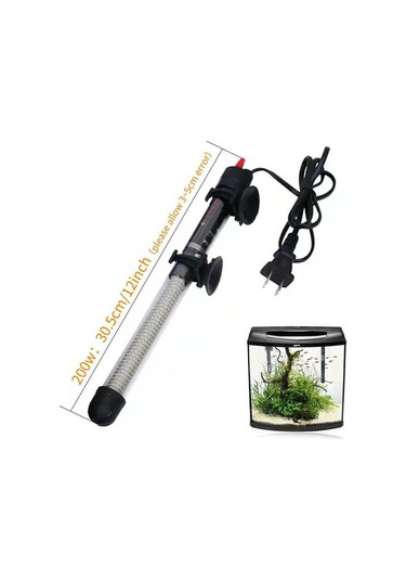 Pazly Springsun Su Geçirmez Akvaryum Isıtıcı - 20-34 C, 25w-300w Seçenekleri, Ayarlanabilir Sıcaklık
