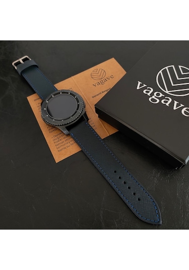 Vagave Samsung Uyumlu Active / Watch / Gear 20 Mm / 22 Mm Deri Kordon (497125572)