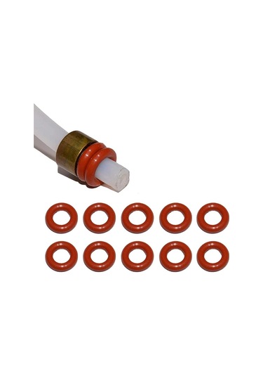 Gıda Sınıfı Silikon O-halkalar Kırmızı Bira Grubu Dayanıklı 50pcs