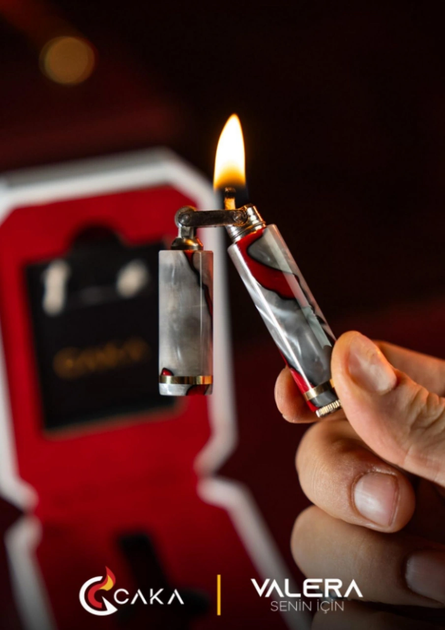 Caka Lighter Valera Benzinli Çakmak Gri