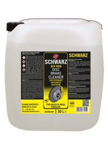 Schwarz 30 Litre Bidon Likit Fren Balata Ve Parça Temizleme