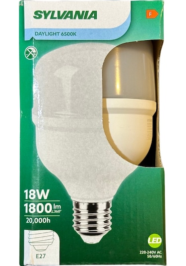 Sylvania 18w 6500k Beyaz Işık E27 Duylu Torch Ampul 10 Adet