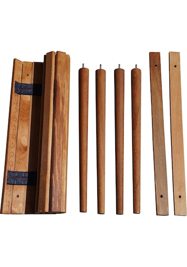 Ahşap Katlanır Rulo Masa Kamp Outdoor Bahçe Araç Araba Masası Bambu