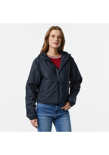 Rains Lohja Short Insulated W3t1 Kadın Lacivert Yağmurluk Düz 15780 Lacivert