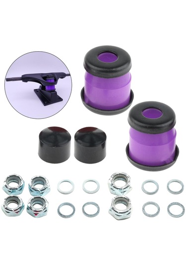 Homyl Kaykay Kamyon Burçları Kiti Kupası Şok Emici Mor-11-mm Mor Çok Renkli