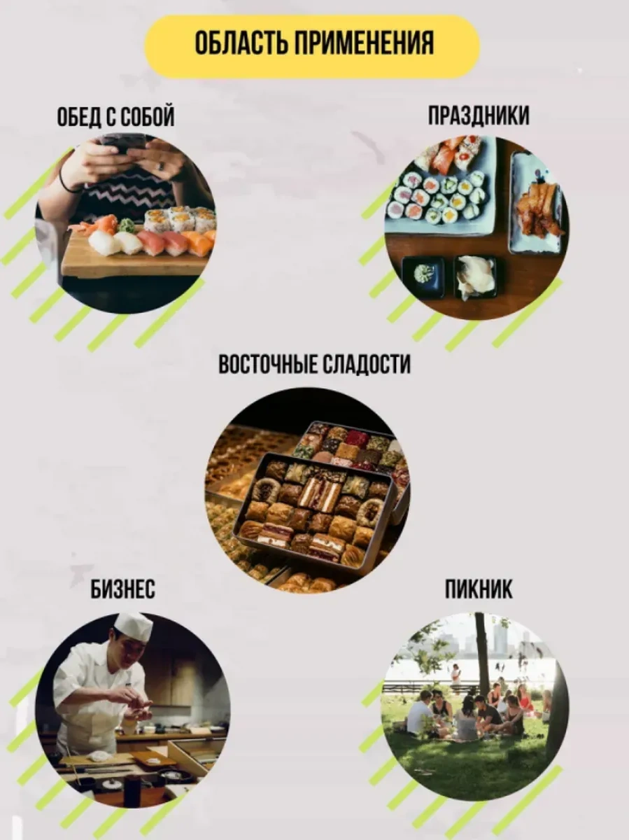 Polipet Sushı Ve Rulolar İçin Konteyner 295473364 100 adet