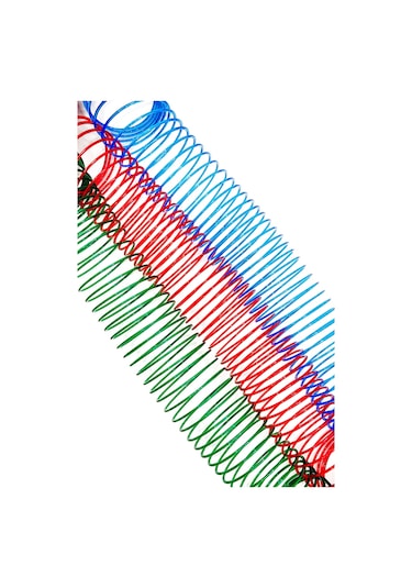 Renkli Stres Yayı Oyuncak Stres Yayı - 5 Cm Çapında - 1 Adet