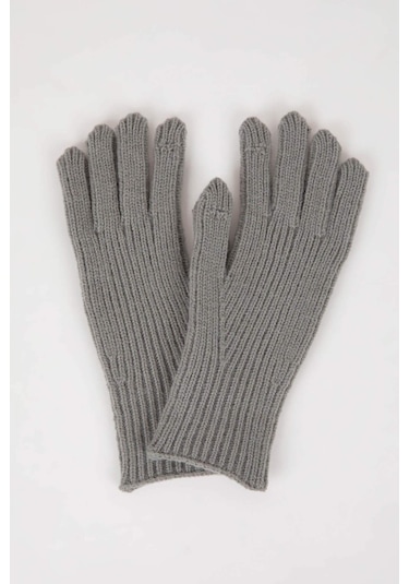 DeFacto 	Kadın Fonksiyonel Triko Eldiven C6839AX24WNGR100