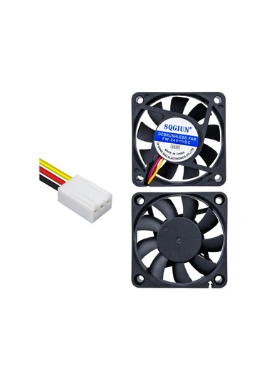 Powermaster Ic-216a Fırçasız Dc Fan 60x60x15mm 24 Volt 3 Pin Seri 1