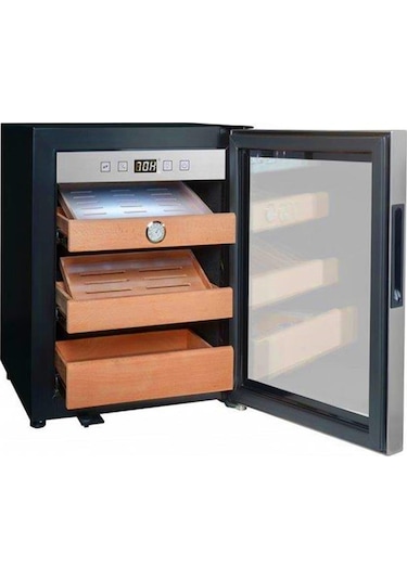 La Sommeliere Elek. Nemlendirme Puro Dolabı Humidor 250cap 10'lu Saf Su Hediyeli