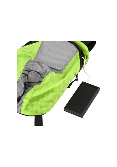 Createtech Kablosuz Usb Dönüş Sinyali, Şarj Edilebilir Led İşaretleyici, Sırt Çantası Bağlantısı Sarı