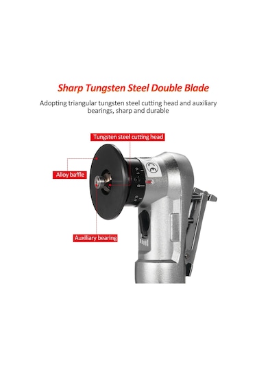 Hallow KP-5705 45 Derece Gümüş Pnömatik Pah Kırma Makinesi