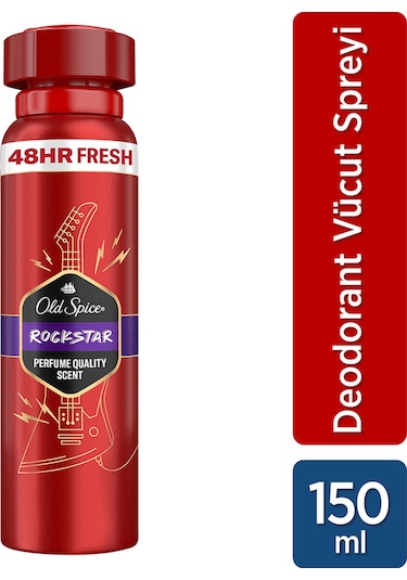 Old Spice Rockstar 48H Erkek Sprey Deodorant 150 ML