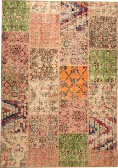 Patchwork El Dokuma Anadolu Halısı (431074443) Çok Renkli