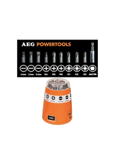 Aeg Maxı-bıt Vidalama Bits Uç Seti 10 Parça