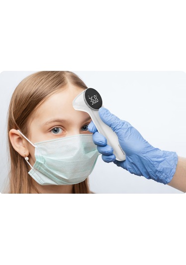 Temassız Ateş Ölçer Alından Ve Kulaktan Ölçer Jpd-fr301