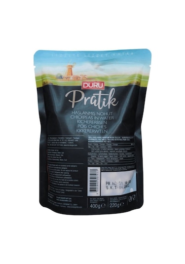 Duru Pratik Haşlanmış Nohut 400 G