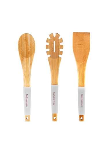 Crick Crack Harmony 3 Parça Ahşap Servis Seti Taupe