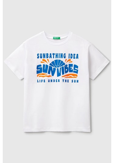 Benetton Erkek Çocuk Tişört Bordo