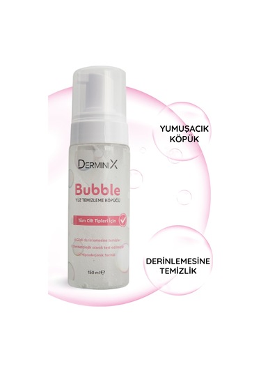 Derminix Bubble Yüz Temizleme Köpüğü 150 ML