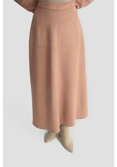 Armine Ceketli Süet Takım 25kd1703 Taba Taba