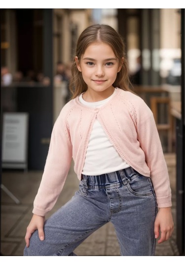 Minora Bolerolu Kısa Kardigan 133408904 Pembe