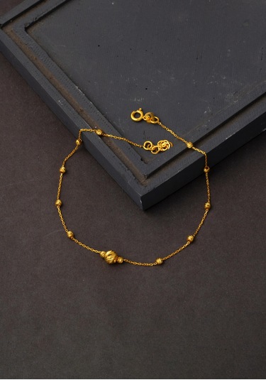 Bilezikci Dorika Toplu 22 Ayar Altın Halhal Sarı