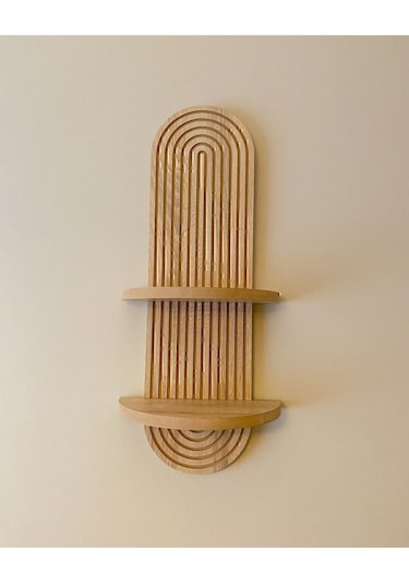 Semplice Meşe Dekoratif Duvar Rafı