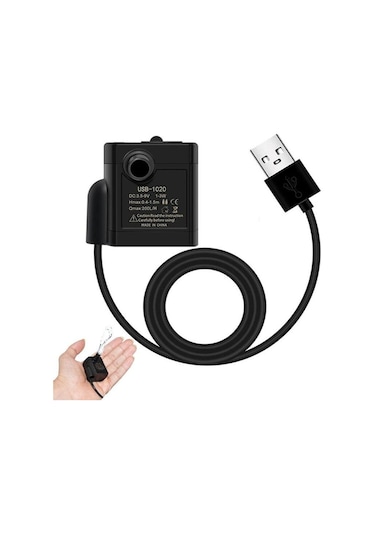 Usb Mini Akvaryum 3.5 9V 1-3W Dalgıç Su Pompası