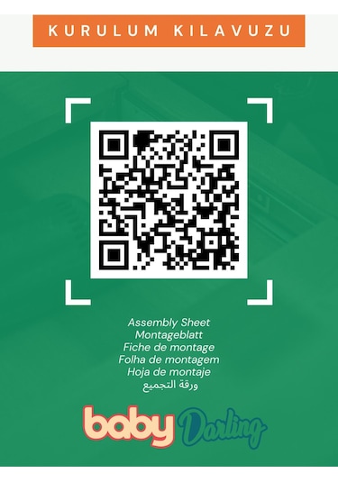 %100 Mdf - Small Mono 4 Sepetli Oyuncak Dolabı Beyaz