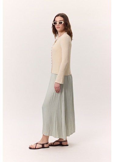 Crush Saten Etek Su Yeşili Su Yeşili