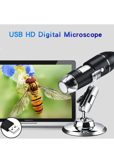 Monozone 1600x Dijital Mikroskop Cilt Saç Analiz Sa2mp Usb 8led