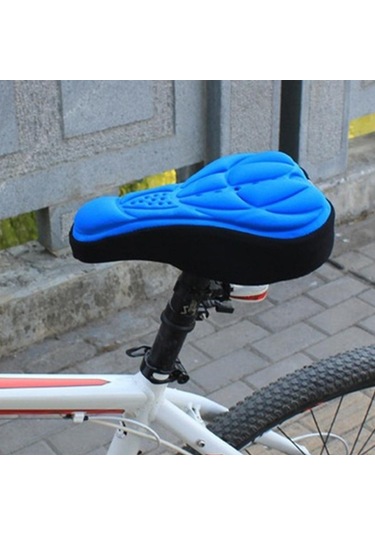 Kırmızı 3d Mtb Yol Dağ Bisikleti Bisiklet Nefes Yumuşak Eyer Minder Örtüsü Koltuk Pedi Kırmızı