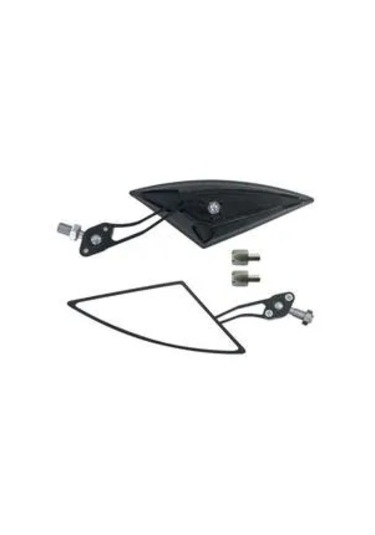 Modifiye Ayna Mavi 8 Ve 10 Mm Üçgen Sıyah