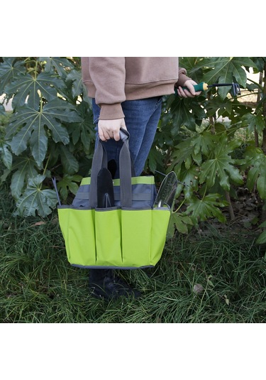 Bahçe Alet Çantası Bahçe Tote Büyük Organizer Çanta Dış Mekan Taşınabilir Bahçe Çantası