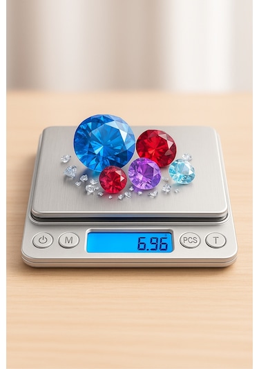 Dijital Hassas Mutfak Kuyumcu Terazi Tartı 500gr/0,01gr I-2000