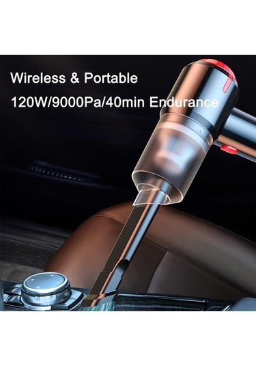 Pazly Taşınabilir Süpürge Suntek Siyah Siyah Elektrikli El Araba Akülü Lq Siyah