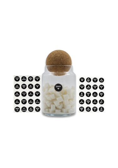 Tanex Mtc-606 Baharat Etiketleri Şeffaf 25 MM 40 Adet