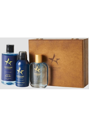 Altınyıldız Classics AC Virtuel Erkek Parfüm EDP 100 ML + Duş Jeli 400 ML + Erkek Sprey Deodorant 150 ML