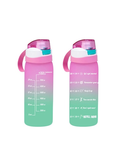 Herevin Matara Çift Renk Boyalı Ölçü Baskılı 1 L Pembe 161646