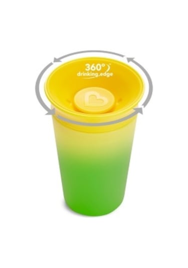 Munchkin Mucize 360° Renk Değiştiren Alıştırma Bardağı 12+ Ay 266 ML Sarı