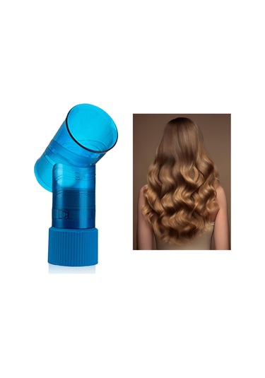 Suntek Saç Kıvırma Difüzörü Rüzgar Kurutma Makinesi Blower Mavi