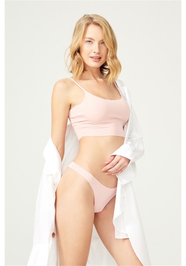 Basic Lazer Kesim Tanga Külot 7'li Paket - 2 Renkli-5 Çok Renkli