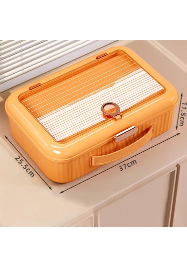 Homyl Belge Saklama Kutusu Çok Katmanlı Dosya Düzenleyici Turuncu