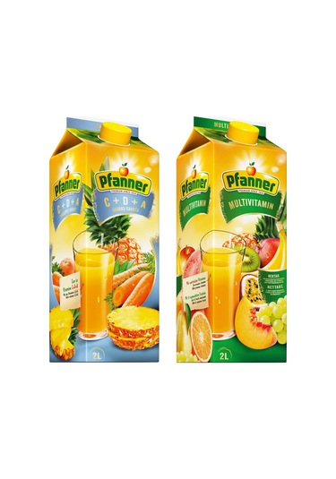 Pfanner 2 Lt C+d+a Ananas-carota Ve Multivitamin Meyve Suyu 2 Li Paket