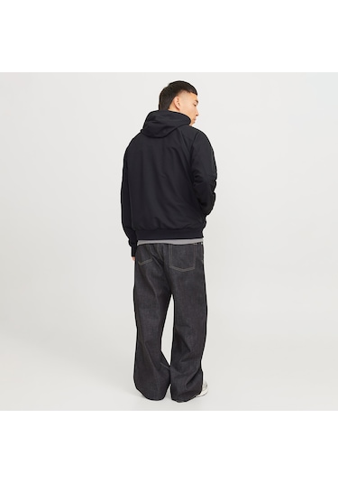 Jack&jones Perfect Bomber Erkek Siyah Kapüşonlu Ceket Siyah