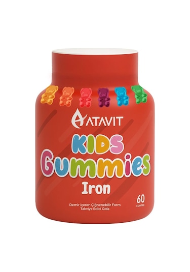 Atavit Kids Iron Demir 60 Gummies
