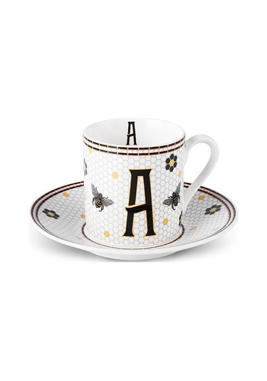 Karaca  A Harfli Kahve Fincanı 80 ml
