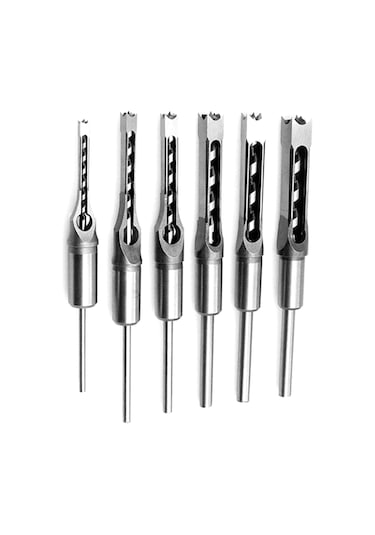 Hallow Kare Delik Matkap Ucu Ağaç İşleme Delik Testere 6 Adet