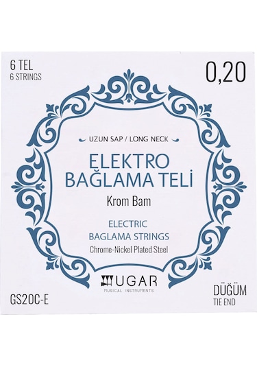 Ugar Uzun Sap Elektro Bağlama Teli 0.20